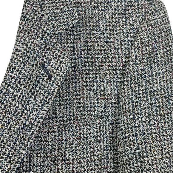 Petrocelli Multicolor Houndstooth Silk Suit Blazer Sport Coat - Picture 6 of 9